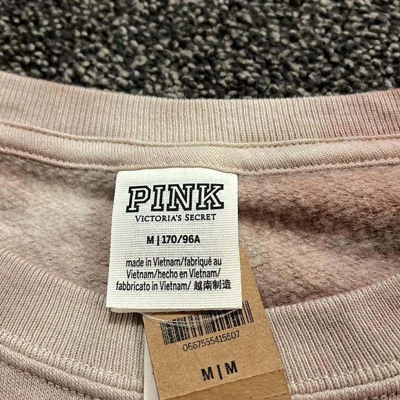 Pink Victoria’s Secret Campus Sweatshirt (M) FINAL SALE - Picture 3 of 3